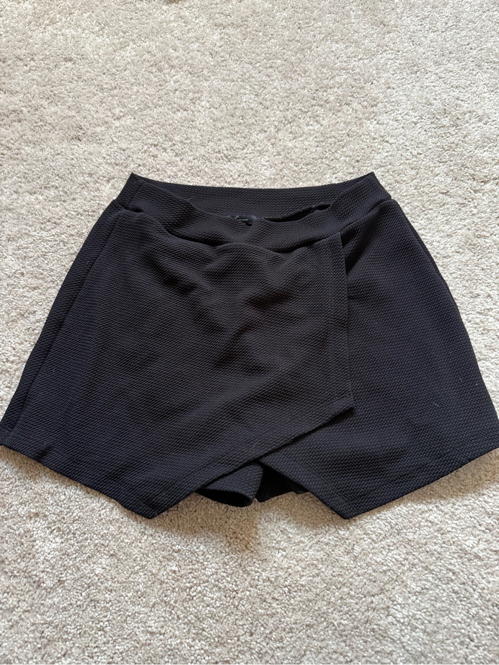 Black Women’s Wrap Front Skort